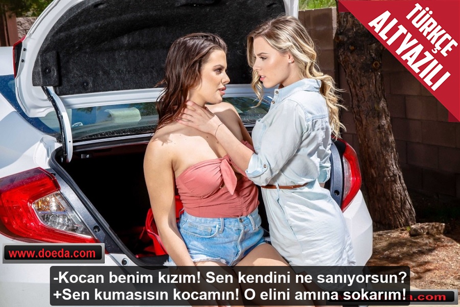 Bu Kez Kocasının Kumasıyla Lezbiyen Seks Yaşayan Aldatılan Kadın